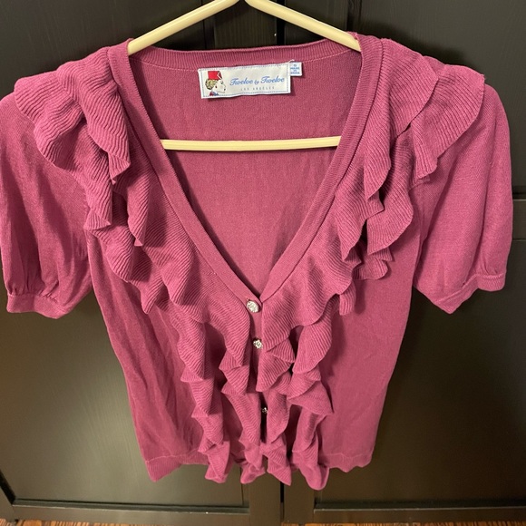 New without tags beautiful plum sweater Size S - Picture 5 of 5